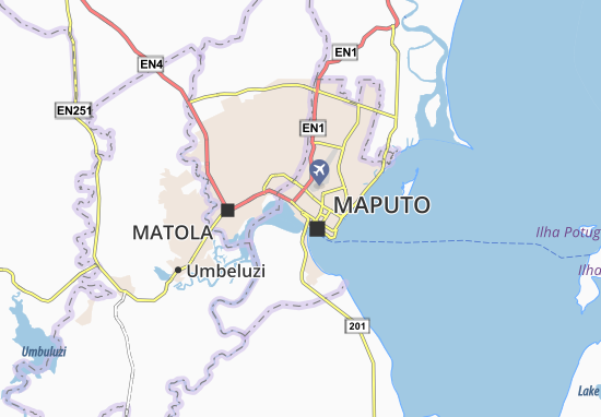 Mapa Malanga