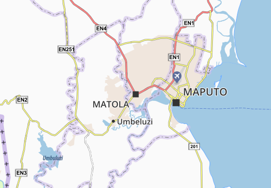 Mapa Matola