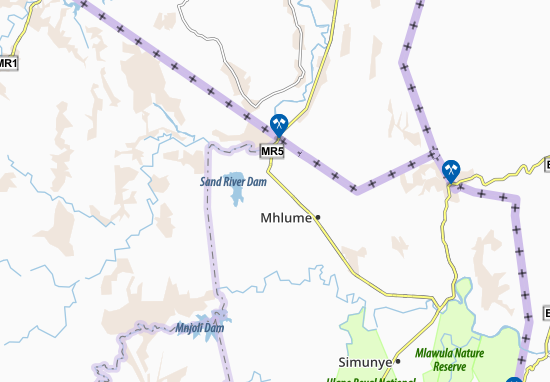 Mapa Tshaneni