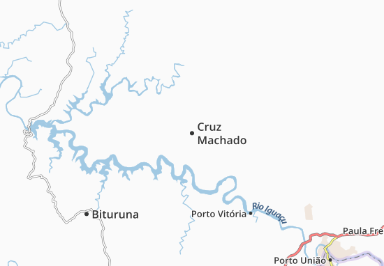 Kaart Plattegrond Cruz Machado