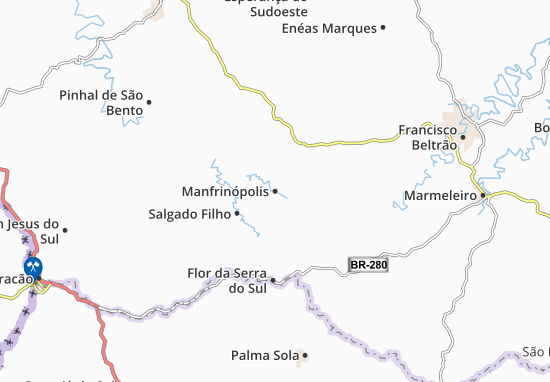 Mapa Manfrinópolis