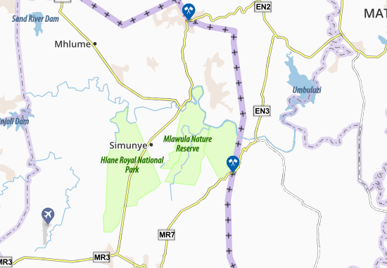 Mapa Mlawula