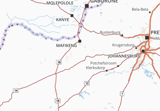 Karte Stadtplan Noordwes