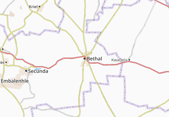 Mapa Bethal