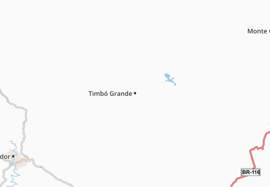 Karte Stadtplan Timbó Grande