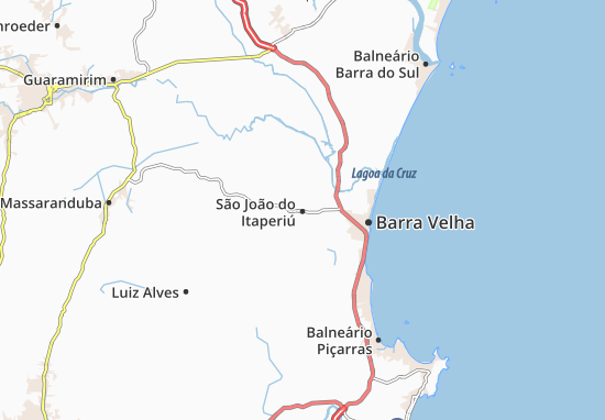 Mapa São João do Itaperiú
