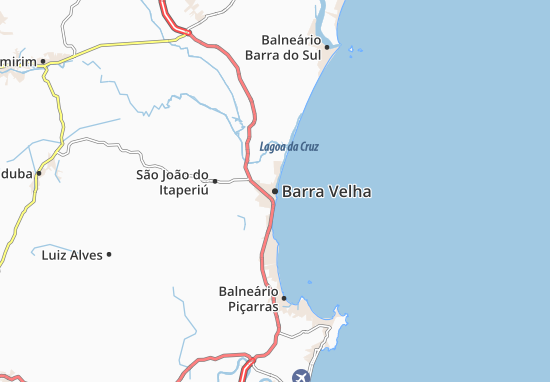 Mapa Barra Velha