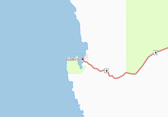 Mapa Lüderitz Extension 1