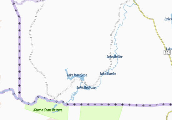 Mapa Madebula