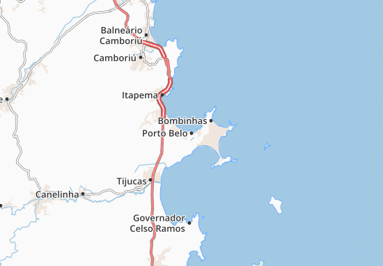 Mapa Porto Belo