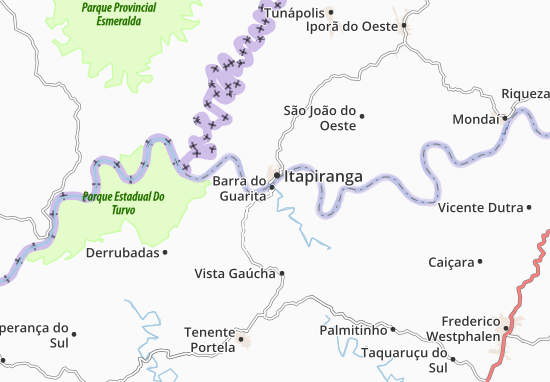 Karte Stadtplan Barra do Guarita