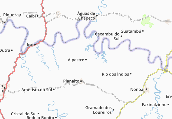 Mapa Alpestre