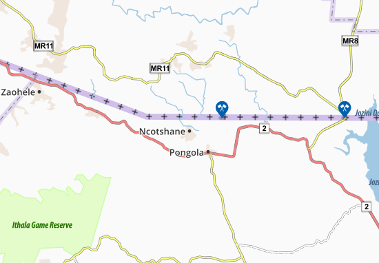 Mapa Ncotshane