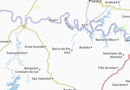 Mapa Itatiba do Sul
