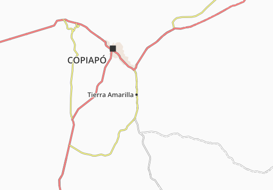 Kaart Plattegrond Tierra Amarilla