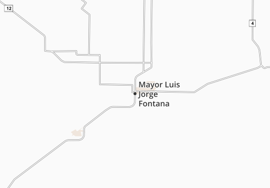 Mapa Mayor Luis Jorge Fontana