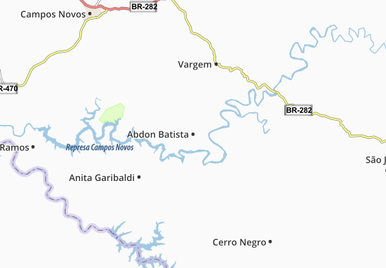 Mapa Abdon Batista