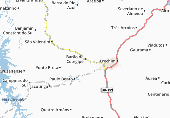 Karte Stadtplan Barão de Cotegipe