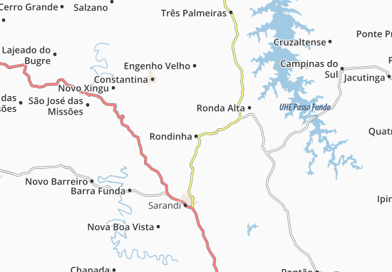Mapa Rondinha