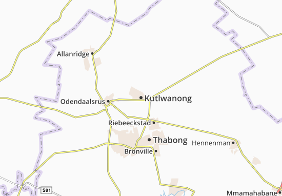 Kutlwanong Map