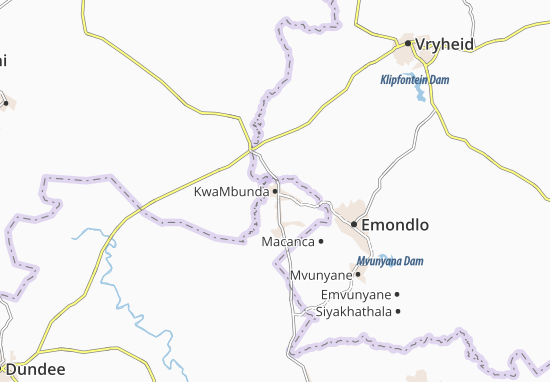 Mapa KwaMbunda