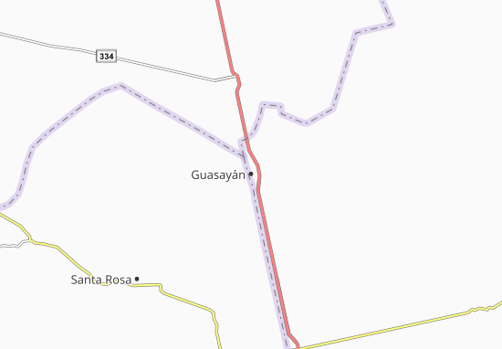 Karte Stadtplan Guasayán