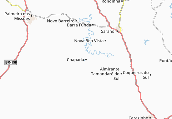Mapa Chapada