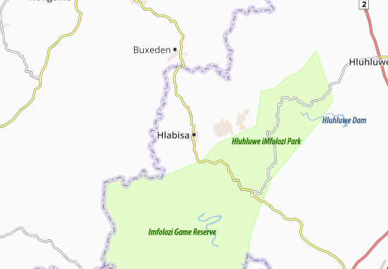 Mapa Hlabisa
