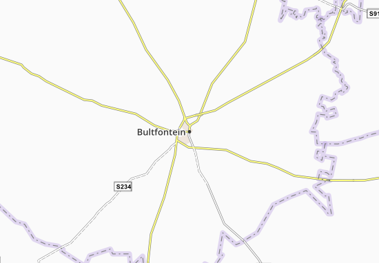 Mapa Bultfontein