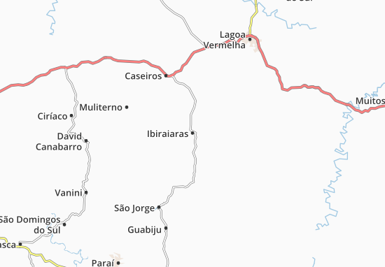 Mapa Ibiraiaras