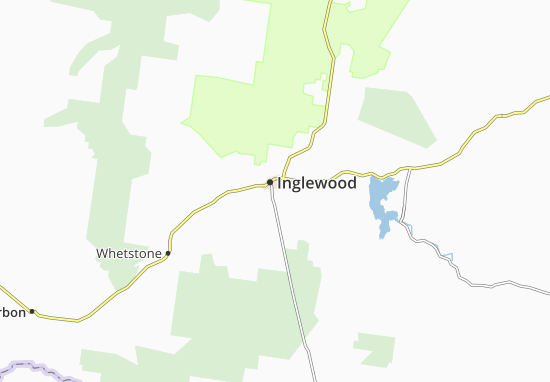Karte Stadtplan Inglewood