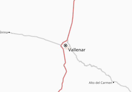 Mapa Vallenar