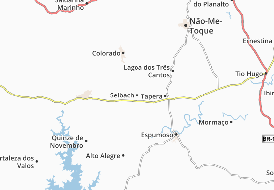 Mapa Selbach