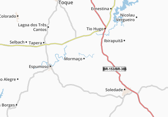 Karte Stadtplan Mormaço