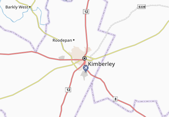Mapa Kimberley