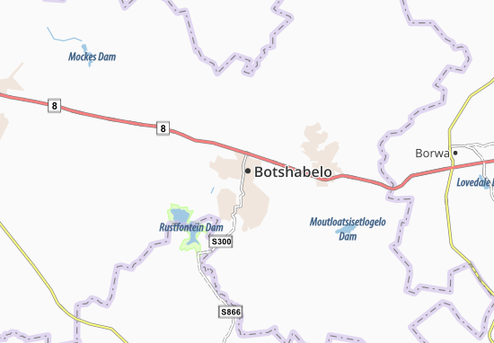 Mapa Botshabelo