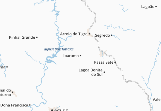 Mapa Ibarama