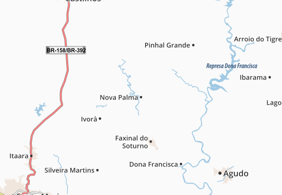 Nova Palma Map