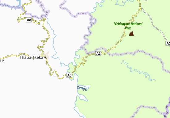 Mapa Linakeng