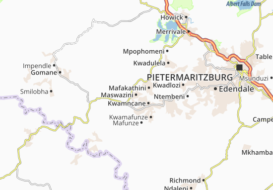 Kaart Plattegrond Maswazini