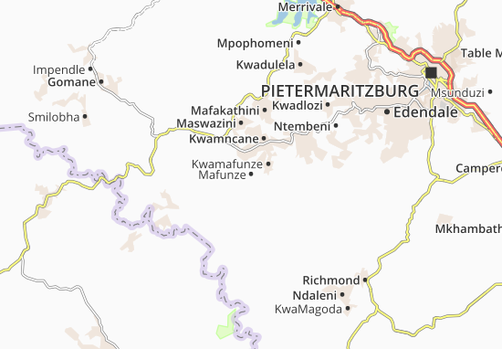 Kaart Plattegrond Mafunze