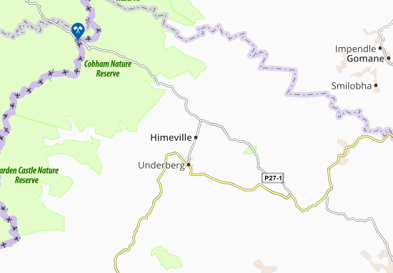 Mapa Himeville