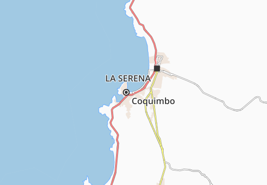 Karte Stadtplan Coquimbo