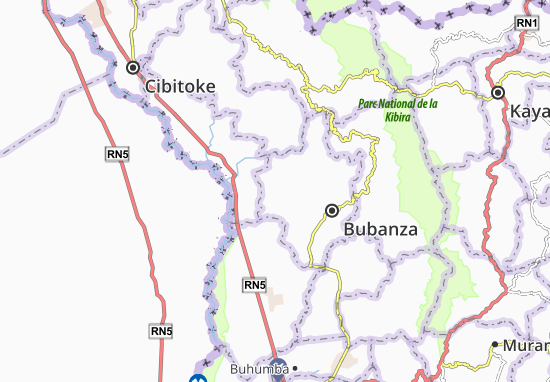 Mapa Bihembe