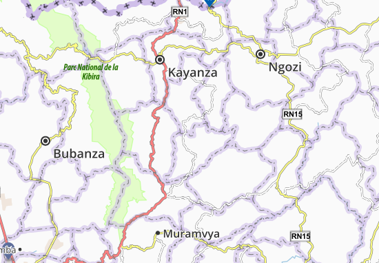 Mapa Buhanda
