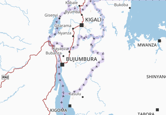 Kaart Plattegrond Karuzi
