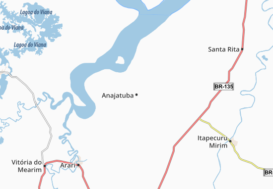 Karte Stadtplan Anajatuba
