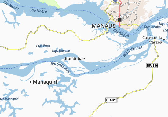 Mapa Iranduba