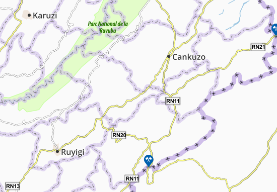 Mapa Bweru