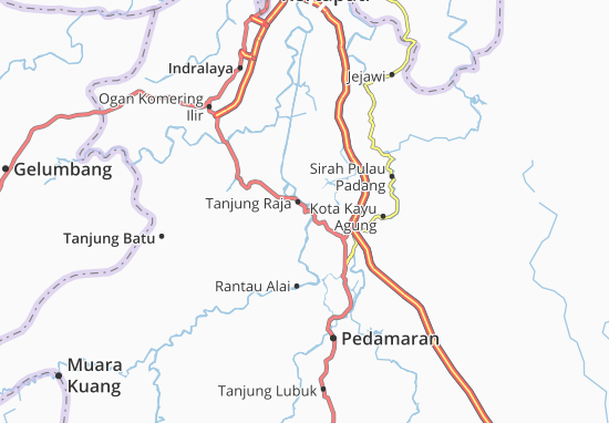 Tanjung Raja Map
